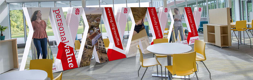 wand staande displays megavista